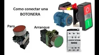 Como conectar una botonera (ROJO VERDE)