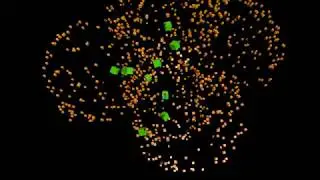 Blender Array Modifier Animation plus Particle Simulation