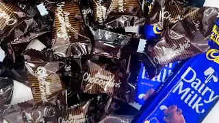 Satisfying video Asmr lollipops candy unboxing video Asmr opening video and chocolate gummy candy