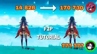C1 Dehya 170K F2P Nuke Tutorial ( No Mona/Kazuha ) || [ Genshin Impact ]