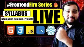 Frontend Web Development Course Live | #FrontendFire #CodingWallahSir