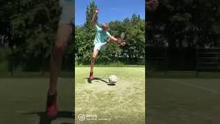 He stepped on the phone and the ball 🤯🥶😱