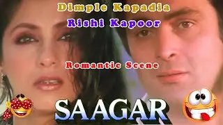 Dimple Kapadia Romantic Scene | Saagar Movie