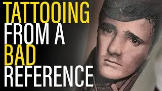 PORTRAIT TATTOOING || How to work from a Bad/Old Photo Reference