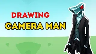 Рисование КАМЕРА МЭНА / Рисуем Камера Мена // Camera man - drawing monster art