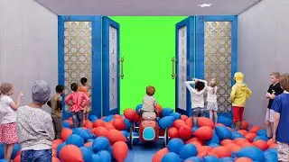 SUPER 3D Birthday Celebration Green Screen Effect!