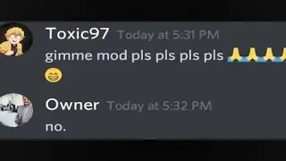 When a 9 Year Old wants to be MOD...