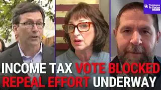 Court Blocks Income Tax Vote — Repeal Fight Explodes in WA
