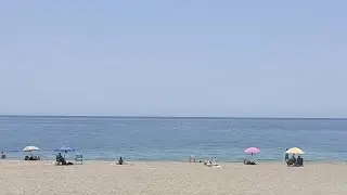 pulang kerja melewati pantai