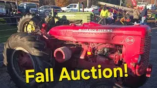 Beautiful fall day for an auction!