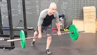 Split-Stance Barbell Row