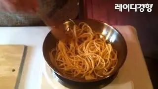 [레이디경향]취나물참치간장스파게티 만들기