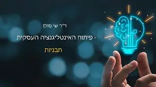 פיתוח האינטליגנציה העסקית - זיהוי תבניות