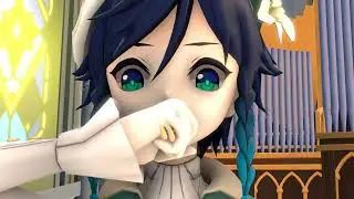 Venti x Aether vore animation.