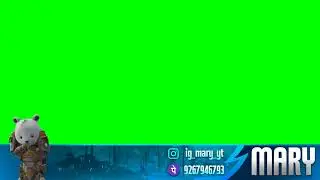 Blue Animated Gaming overlay for @Foodiemariya @khilanmalde
