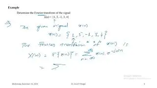 Digital Signal Processing: Session 70