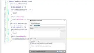 Extract command with command factory example refactoring - 2nd way