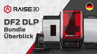 Raise3D DF2 Bundle mit DLP-Drucker im Überblick - DF Wash / DF Cure / Resin