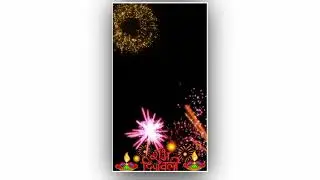 Happy diwali light effect black screen | background video status template...