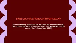 SocForum 2023: Boksamtal - Hur ska välfärden överleva?