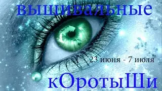 Вышивальные коротыши 23 июня - 7 июля