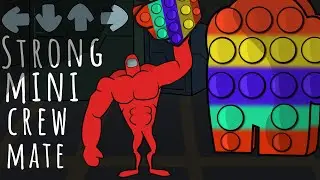 Strong Mini Crewmate against HUGE Among us POP IT | POP-IT Battle |  Among Us Animation