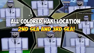 Every HAKI Locations in BLOX FRUIT! SECOND SEA & THIRD SEA | Blox Fruit