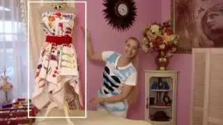Юбка из скатерти (Skirt from tablecloth)
