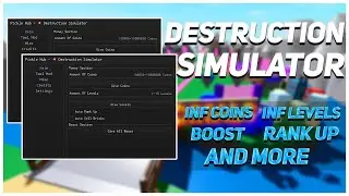Destruction Simulator Script | Roblox Inf Money Hack (Op Pastebin Gui 2023)