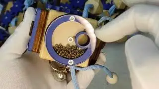 бизикубик модель 2 с зеркалом от biziwood, busy board
