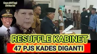PILKADA HITUNGAN HARI | PLT BUPATI LEBONG RESUFFLE 47 PJS KADES