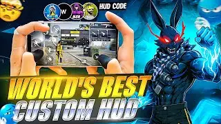 TOP 5 BEST 3 And 4 FINGER CUSTOM HUD 🔥 FREE FIRE |  CUSTOM HUD FREE FIRE | MOVEMENT HUD