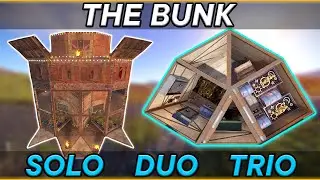 THE BUNK v2 - RUST Roof Bunker Multi-TC WideGap Rust Base Design 2022