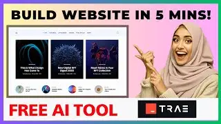 Build Stunning Website in 5 Mins with TRAE AI 🔥 | Full Setup + Installation Guide!