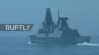 FSB Releases Full Length Footage of Russian Naval Vessel Firing Warning Shots At The UK Warship HMS