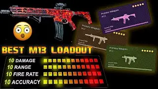 M13 - TOP 3 Class Setup For Warzone & Multiplayer (Laser Beam)- M13 Warzone Loadout- Multiplayer M13