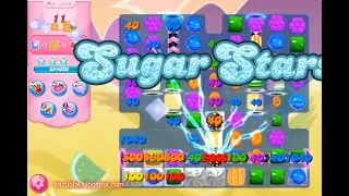Candy Crush Saga Level 8743 (Sugar stars, No boosters)