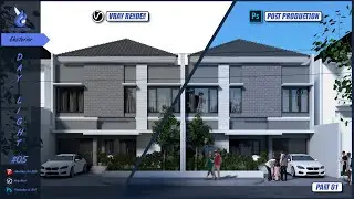 Sketchup Vray Exterior Render - Daylight Part 01