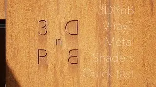 3DRnB V-ray 5 Metal Shaders - Modular Rust Shader System