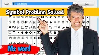 Ms Word Symbol Problem Solved Just 1 Second [Easy Step]
