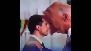 Biden eats someome