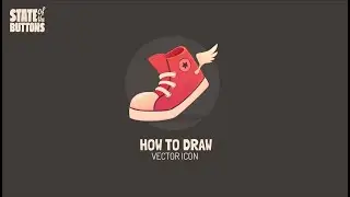 GAME UI Tutorial. HOW TO DRAW. a vector icon usingAffinity Designer.