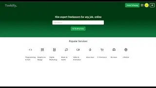 Fiverr Clone (Taskify) made with react, express and Typescript
