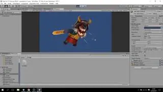 Unity 5 Sword Warrior Animation Show (İdle,run,crash,hit,angry,die)