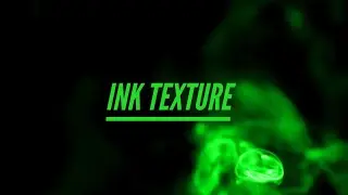 Taxture Of Green Ink Moving In Water