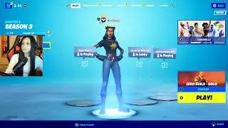 DQ1R SOLO SQUAD 1 VS 4 GAMEPLAY WITH GIRL #38| Fornite