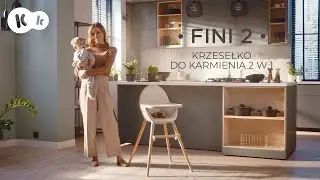 Krzesełko do karmienia 2 w 1 FINI 2 Kinderkraft