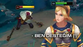 I PLAYED ABSOLUTELY 100% 'SUPPORT' LUX, FULL AP SUPPORT PROTECT ADC, I PLAYED SUPPORT LUX W SHIEL...