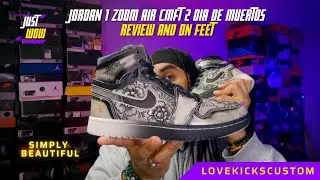 JORDAN 1 ZOOM AIR CMFT 2 - DIA DE MUERTOS!! THIS SNEAKER IS CRAZY!! THESE ACTUALLY SOLD OUT!!