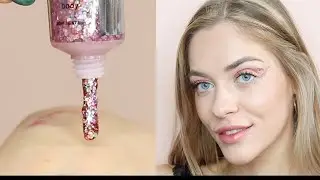 НЕОБЫЧНЫЙ МАКИЯЖ НА ВЫПУСКНОЙ 2021 СО СТРЕЛКОЙ ИЗ БЛЕСТОК | PROM MAKEUP LOOK 2021 TUTORIAL